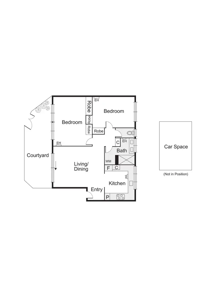 Floorplan of Homely apartment listing, 7/14 Broadway, Elwood VIC 3184