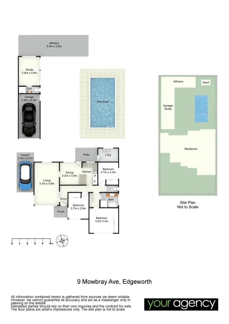Floorplan of Homely house listing, 9 Mowbray Avenue, Edgeworth NSW 2285