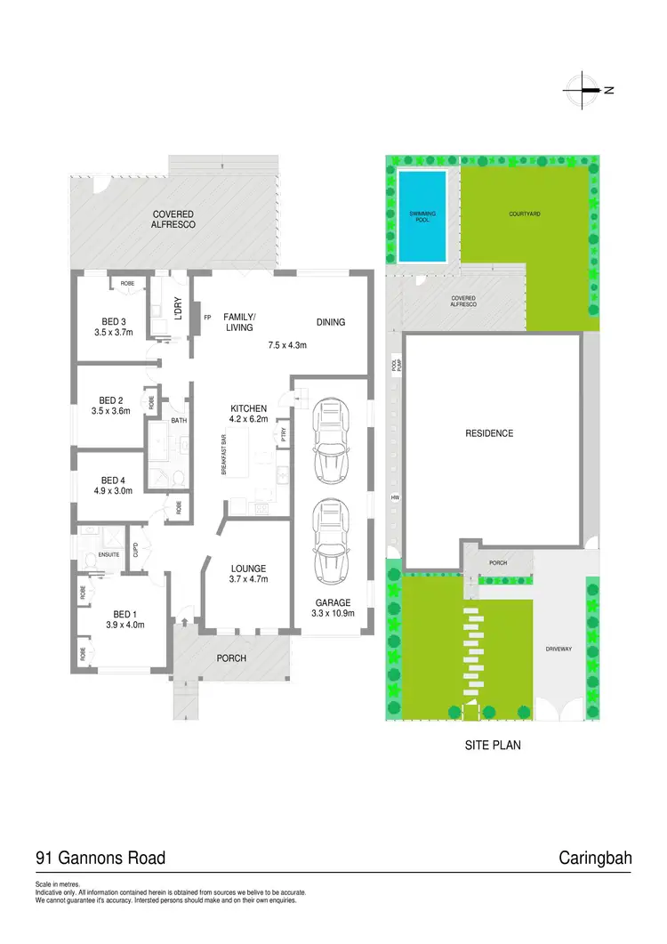 Floorplan of Homely house listing, 91 Gannons Road, Caringbah South NSW 2229
