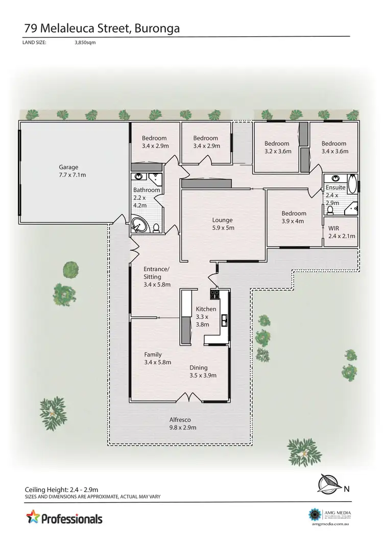 Floorplan of Homely house listing, 79 Melaleuca Street, Buronga NSW 2739