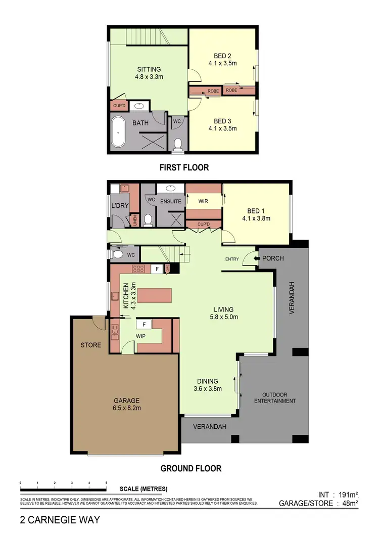 Floorplan of Homely house listing, 2 Carnegie Way, Bendigo VIC 3550