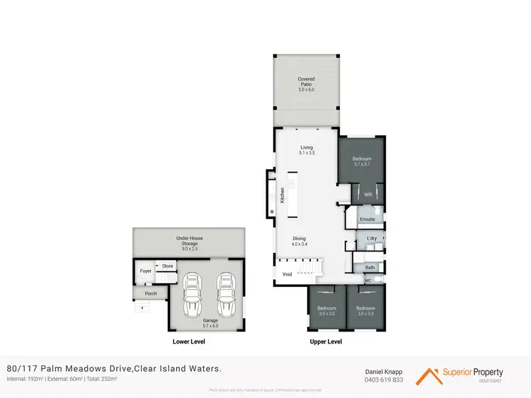 Floorplan of Homely house listing, 80/117 Palm Meadows Drive, Carrara QLD 4211