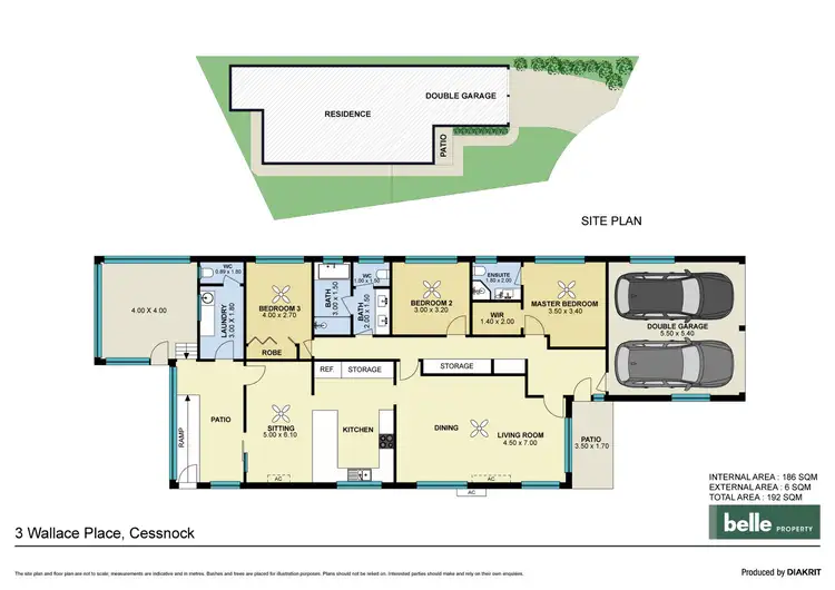 Floorplan of Homely house listing, 3 Wallace Place, Cessnock NSW 2325