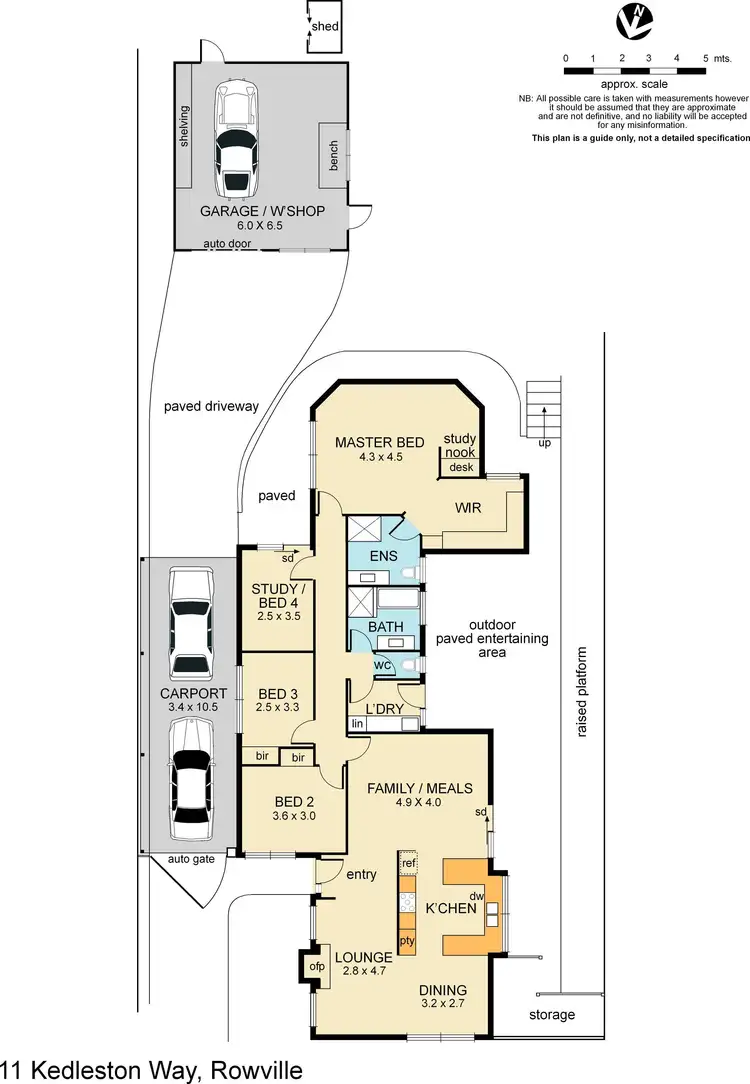 Floorplan of Homely house listing, 11 Kedleston Way, Rowville VIC 3178