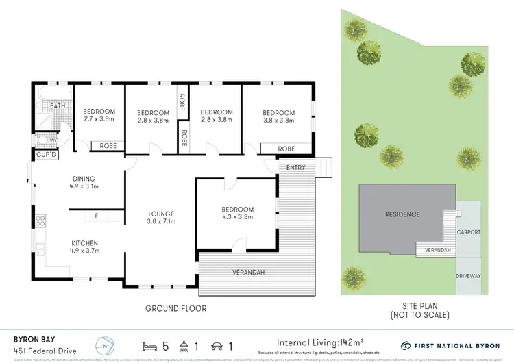 Floorplan of Homely house listing, 451 Federal Drive, Federal NSW 2480