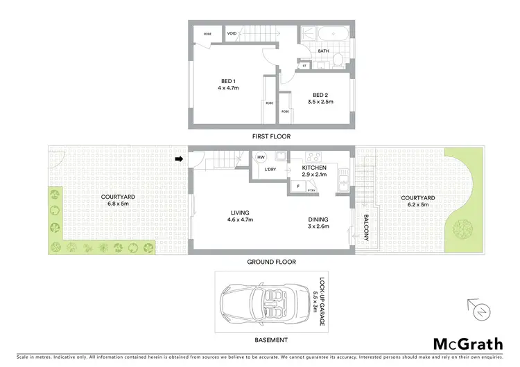 Floorplan of Homely townhouse listing, 25/17 Taranto Road, Marsfield NSW 2122