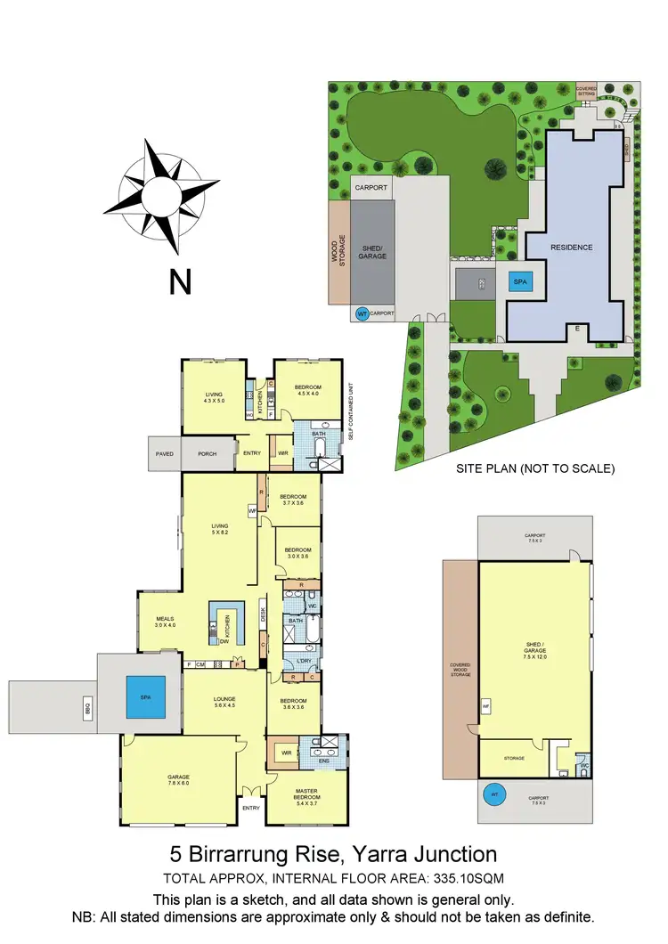 Floorplan of Homely house listing, 5 Birrarrung Rise, Yarra Junction VIC 3797