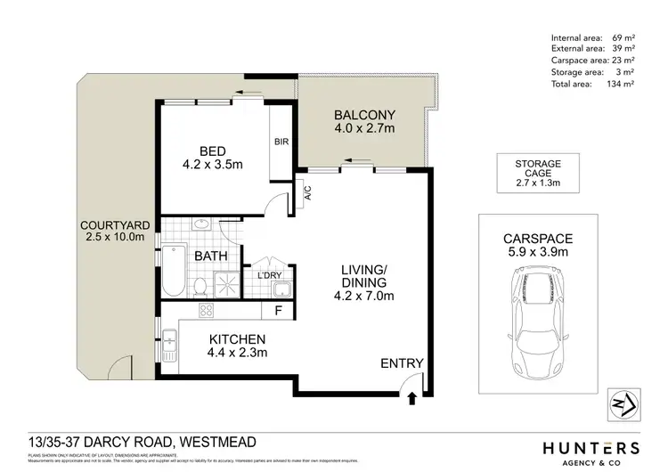 Floorplan of Homely unit listing, 13/35-37 Darcy Road, Westmead NSW 2145