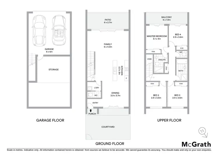 Floorplan of Homely townhouse listing, 80 Plimsoll Drive, Casey ACT 2913