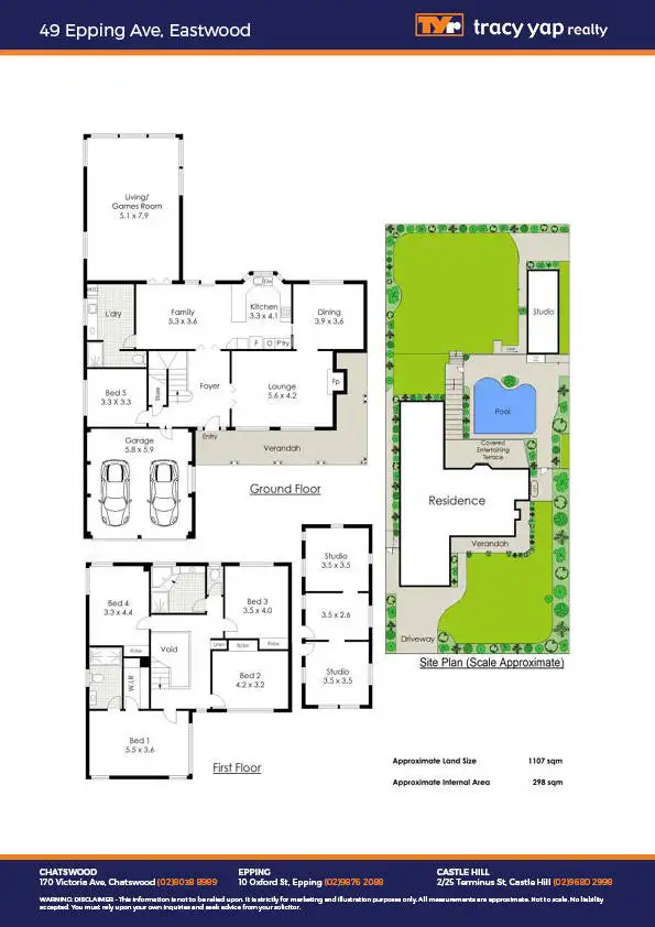 Floorplan of Homely house listing, 49 Epping Avenue, Eastwood NSW 2122