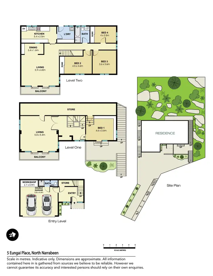 Floorplan of Homely house listing, 5 Eungai Place, North Narrabeen NSW 2101