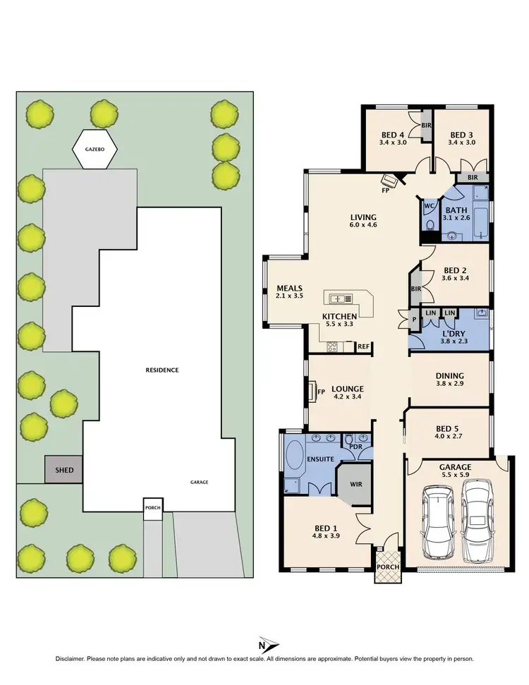 Floorplan of Homely house listing, 8 Grandview Boulevard, Craigieburn VIC 3064