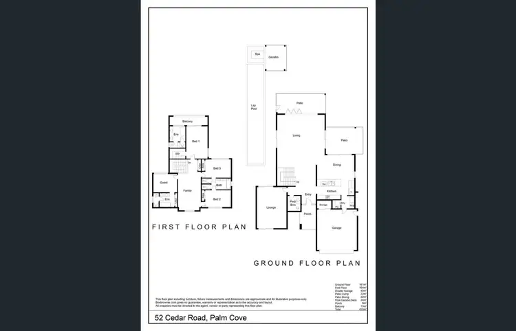 Floorplan of Homely house listing, 52 Cedar Road, Palm Cove QLD 4879