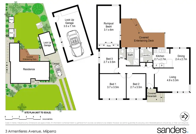 Floorplan of Homely house listing, 3 Armentieres Avenue, Milperra NSW 2214