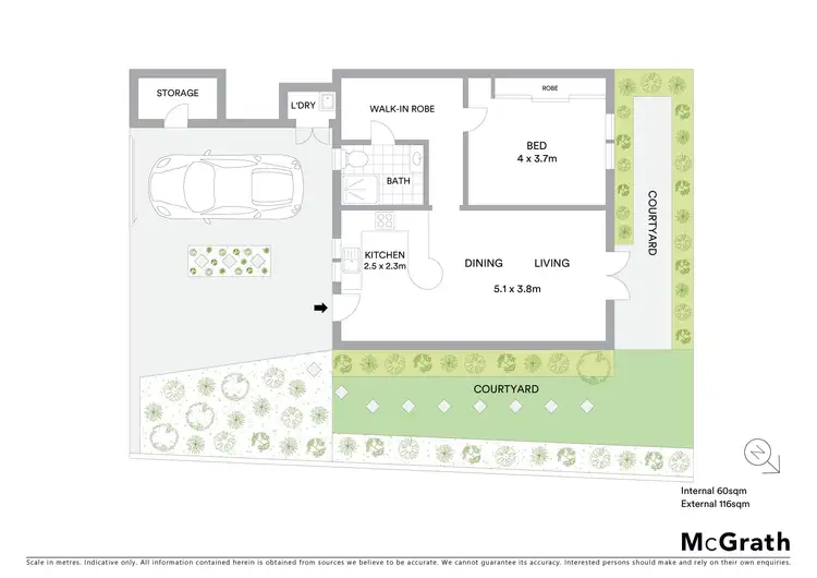 Floorplan of Homely unit listing, 5/72 Railway Avenue, Railway Estate QLD 4810