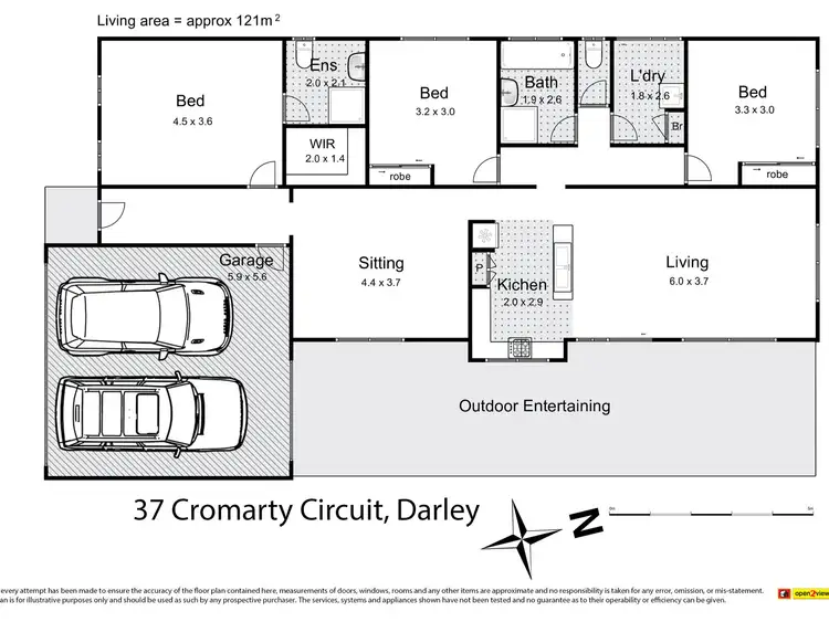 Floorplan of Homely house listing, 37 Cromarty Circuit, Darley VIC 3340