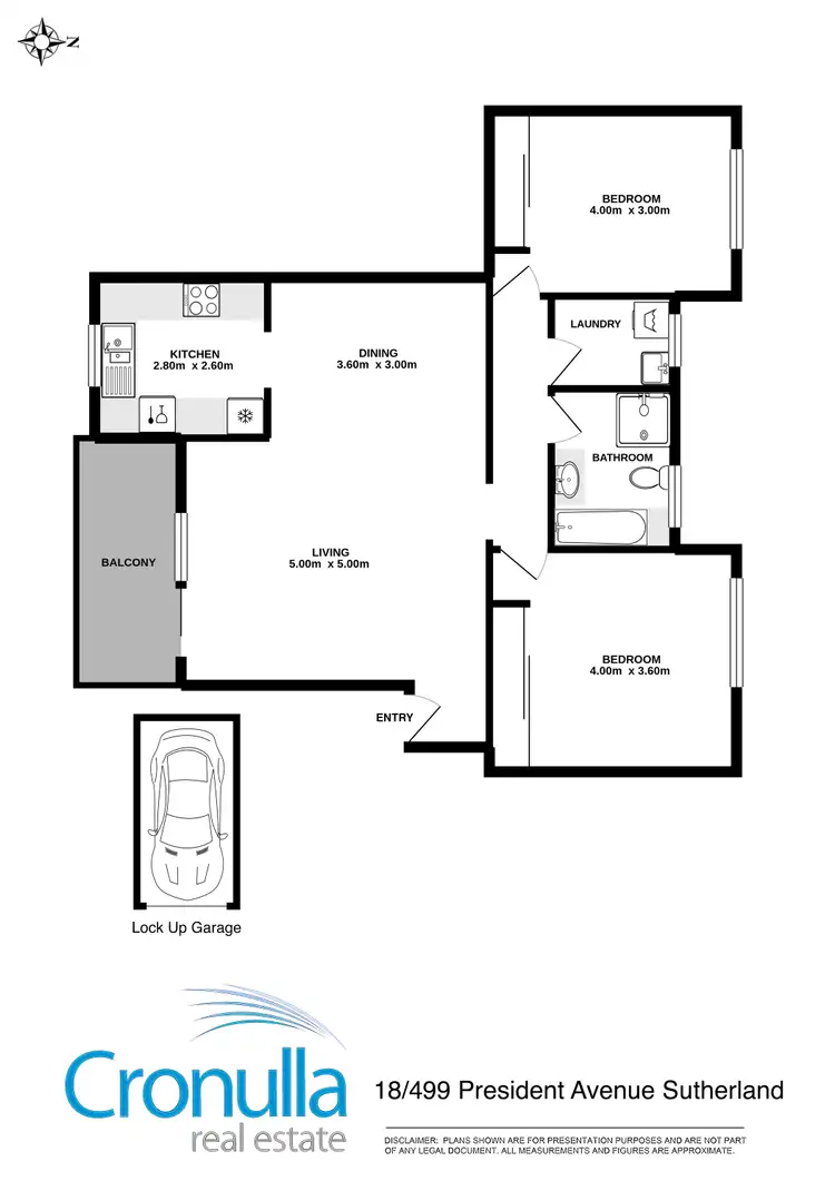Floorplan of Homely apartment listing, 18/499-505 President Avenue, Sutherland NSW 2232