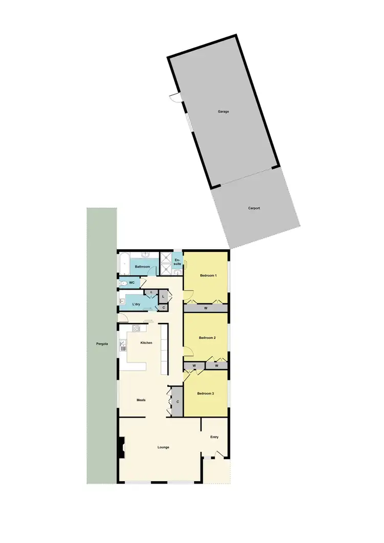 Floorplan of Homely house listing, 250 Lal Lal Street, Canadian VIC 3350
