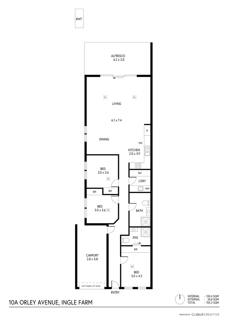 Floorplan of Homely house listing, 10A Orley Avenue, Ingle Farm SA 5098