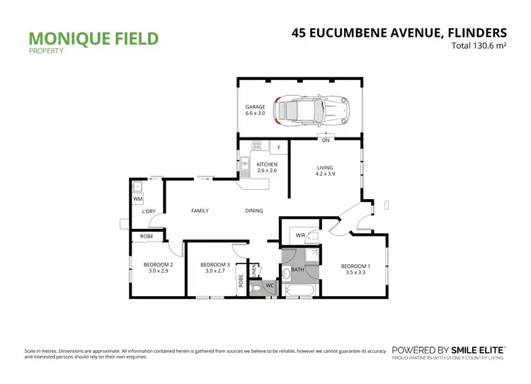 Floorplan of Homely house listing, 45 Eucumbene Street Avenue, Flinders NSW 2529