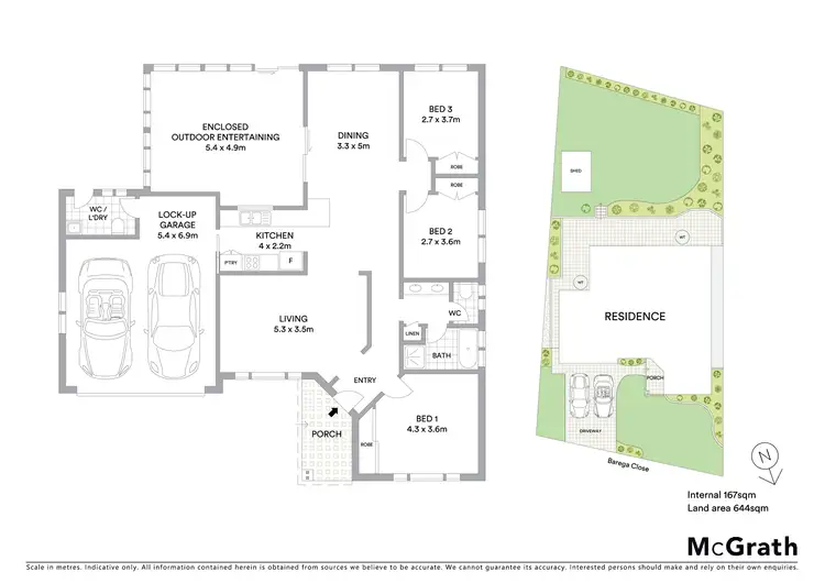 Floorplan of Homely house listing, 22 Barega Close, Buff Point NSW 2262