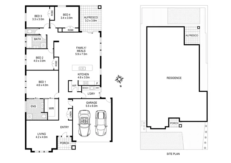 Floorplan of Homely house listing, 17 Feldgrau Rise, Epping VIC 3076