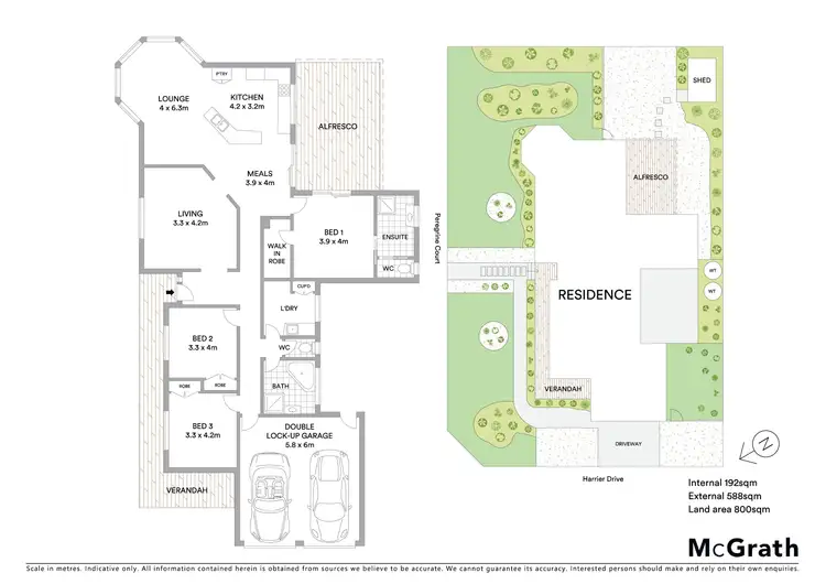 Floorplan of Homely house listing, 30 Harrier Drive, Invermay Park VIC 3350
