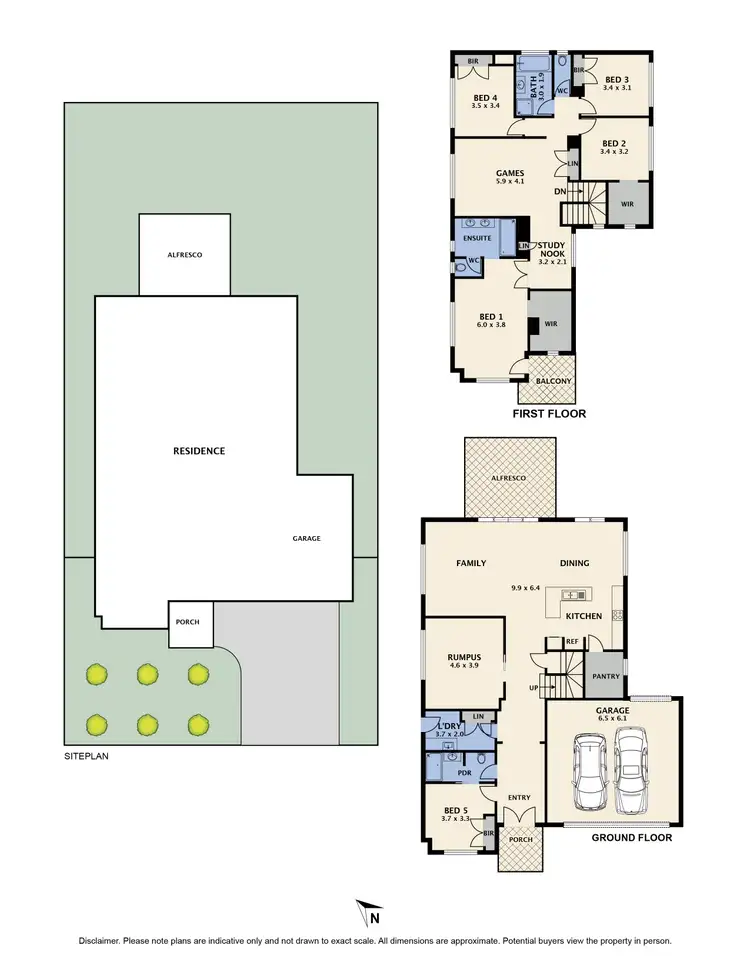 Floorplan of Homely house listing, 10 Balconies Way, Craigieburn VIC 3064
