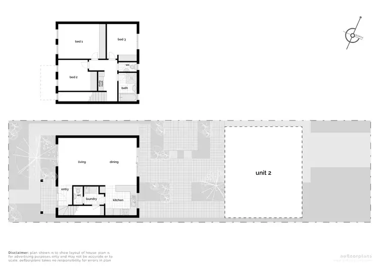 Floorplan of Homely townhouse listing, 438 Antill Street, Watson ACT 2602