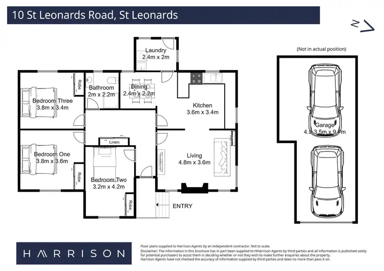 Floorplan of Homely house listing, 10 St Leonards Road, St Leonards TAS 7250