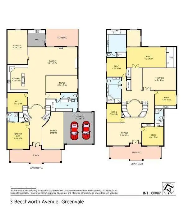 Floorplan of Homely house listing, 3 Beechworth Avenue, Greenvale VIC 3059