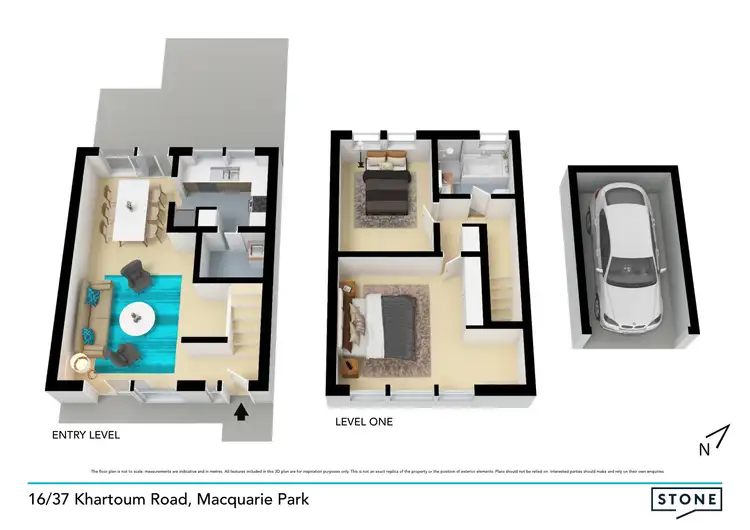 Floorplan of Homely townhouse listing, 16/37 Khartoum Road, Macquarie Park NSW 2113