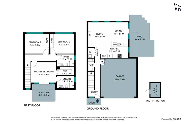 Floorplan of Homely townhouse listing, 12/3 Old Plenty Road, South Morang VIC 3752