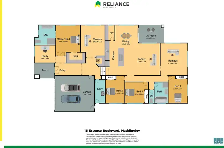 Floorplan of Homely house listing, 16 Essence Boulevard, Maddingley VIC 3340