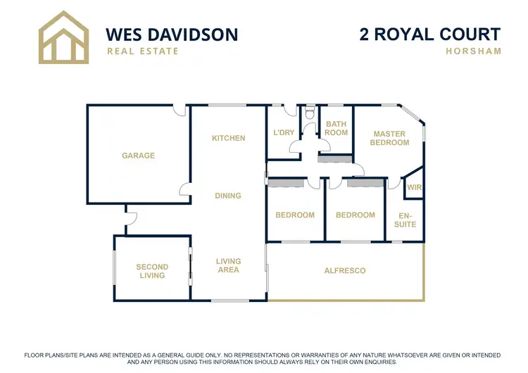 Floorplan of Homely house listing, 2 Royal Court, Horsham VIC 3400