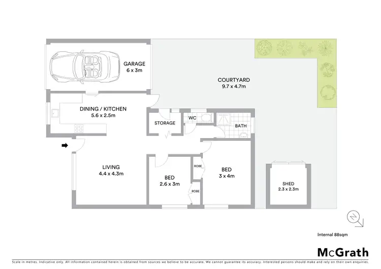 Floorplan of Homely villa listing, 5/171 Holt Road, Taren Point NSW 2229