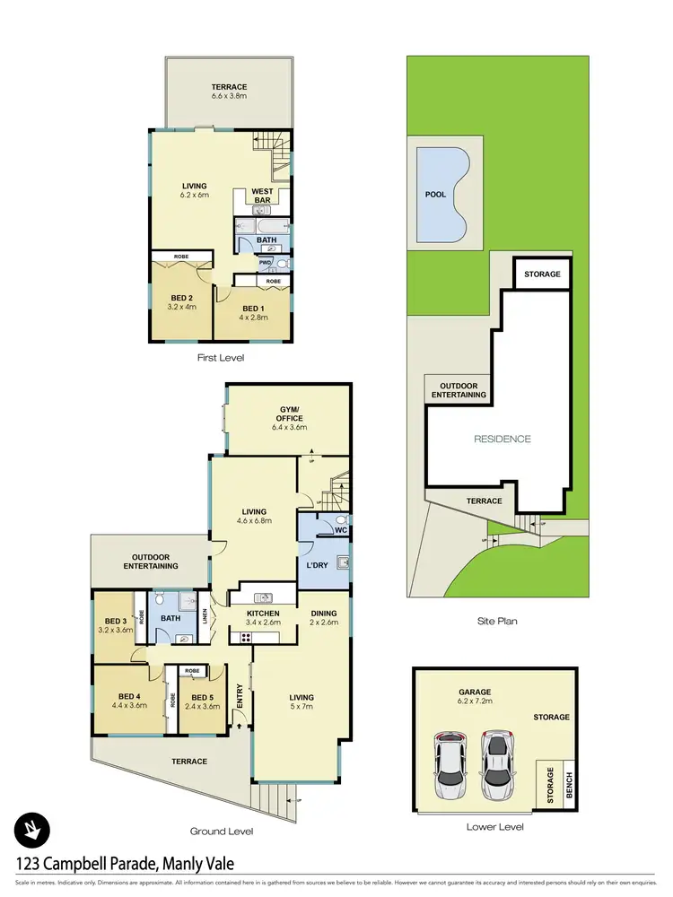 Floorplan of Homely house listing, 123 Campbell Parade, Manly Vale NSW 2093
