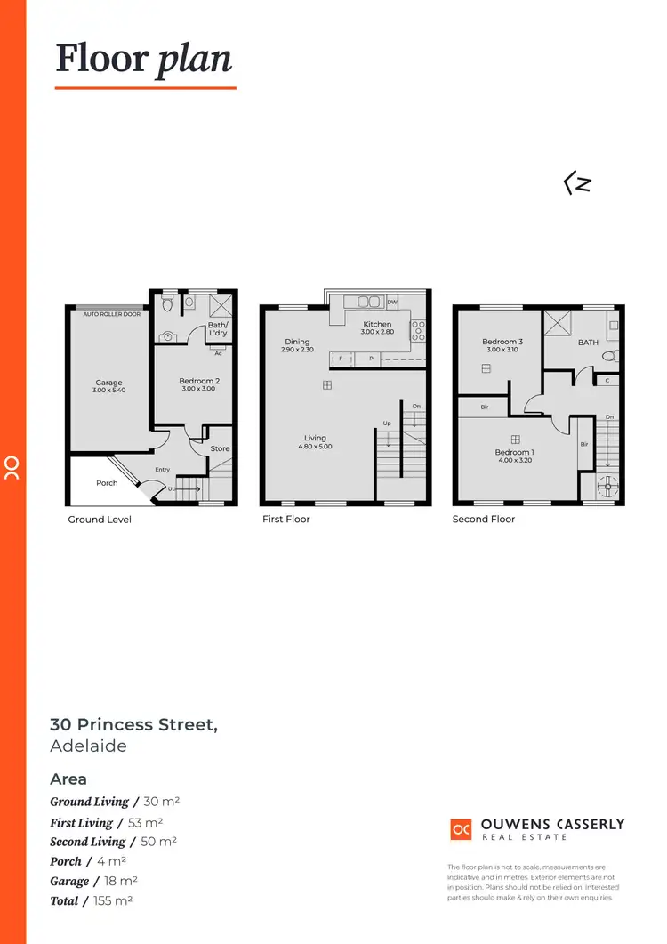 Floorplan of Homely unit listing, 30 Princess Street, Adelaide SA 5000