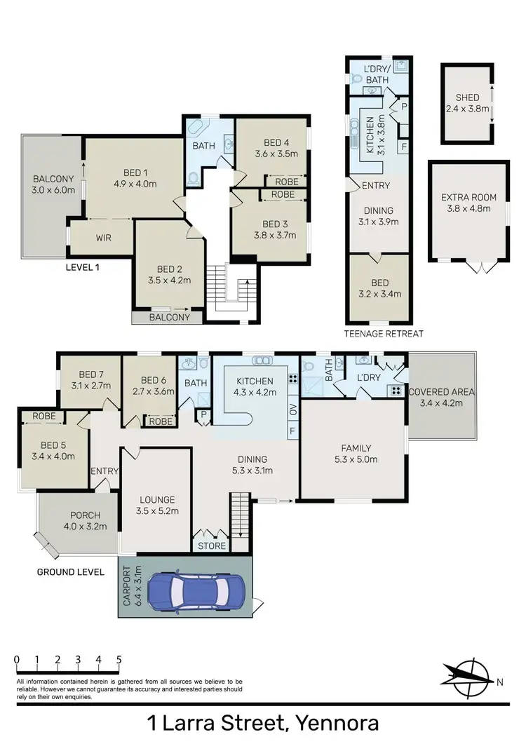 Floorplan of Homely house listing, 1 Larra Street, Yennora NSW 2161