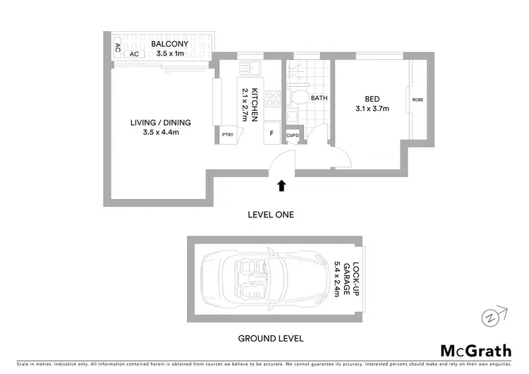 Floorplan of Homely apartment listing, 2/39 William Street, Rose Bay NSW 2029