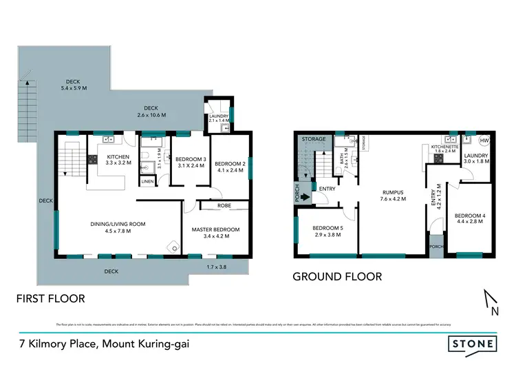 Floorplan of Homely house listing, 7 Kilmory Place, Mount Kuring-Gai NSW 2080