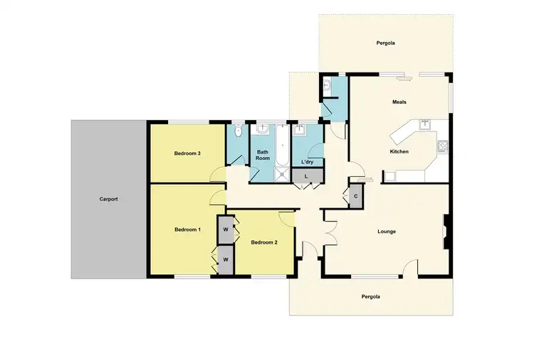 Floorplan of Homely house listing, 11 Laby Street, Ararat VIC 3377