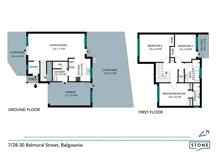 Floorplan of Homely townhouse listing, 7/28-30 Balmoral Street, Balgownie NSW 2519