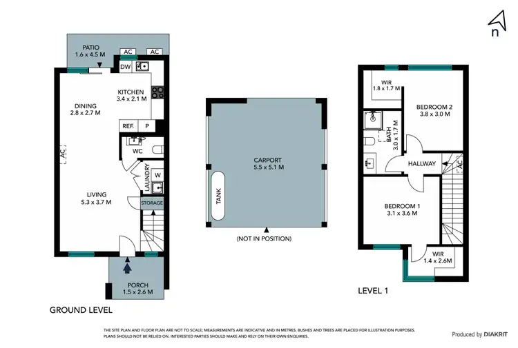 Floorplan of Homely townhouse listing, 17 Pasture Crescent, Mernda VIC 3754