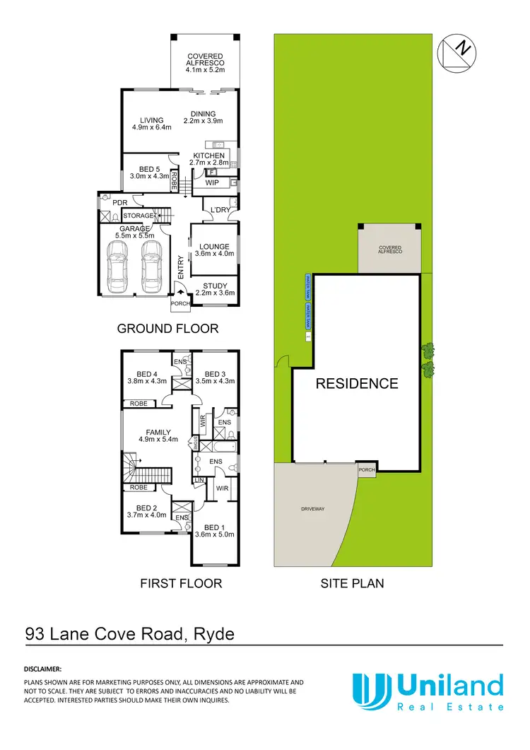 Floorplan of Homely house listing, 93 Lane Cove Road, Ryde NSW 2112