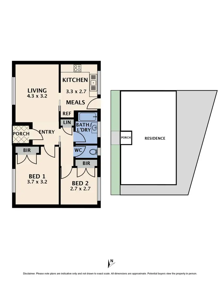 Floorplan of Homely unit listing, 3/3 Lowell Street, Kingsbury VIC 3083
