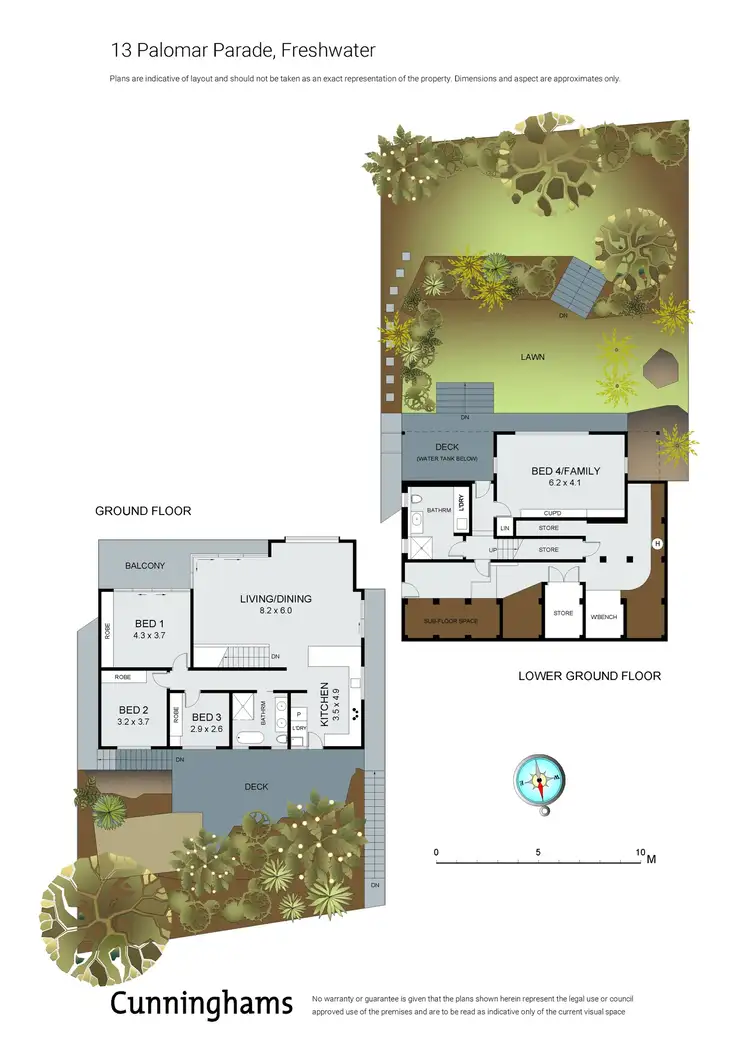 Floorplan of Homely house listing, 13 Palomar Parade, Freshwater NSW 2096