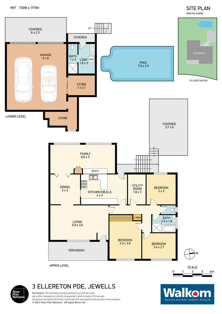 Floorplan of Homely house listing, 3 Ellerton Parade, Jewells NSW 2280
