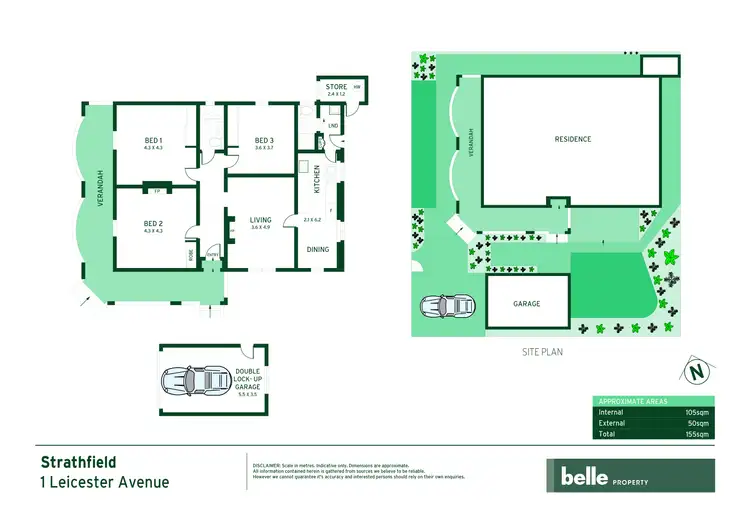 Floorplan of Homely house listing, 1 Leicester Avenue, Strathfield NSW 2135