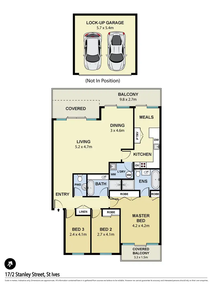 Floorplan of Homely apartment listing, 17/2 Stanley Street, St Ives NSW 2075